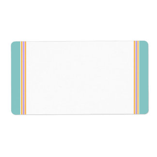 Mailing Address LABELS :  LIGHT AQUA GREEN