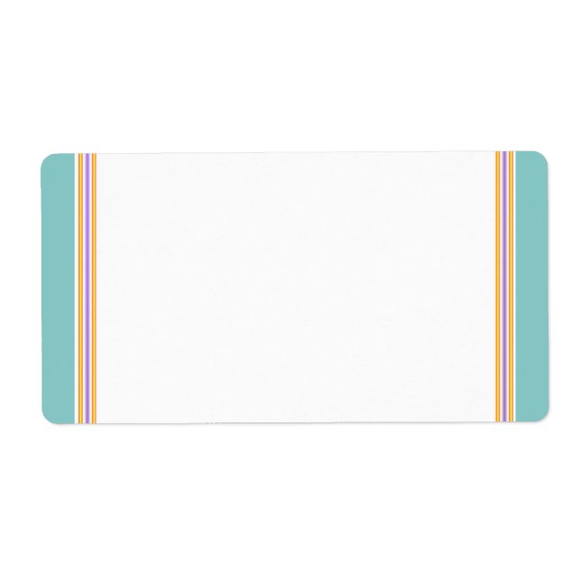Mailing Address LABELS :  LIGHT AQUA GREEN (Front)