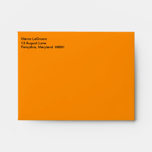 Mailing Classy Dark Orange Envelope