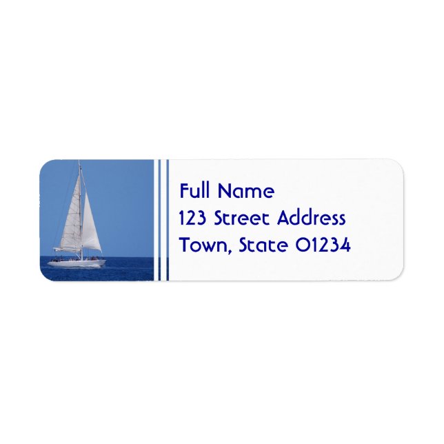 Mailing Label Template 1 - Customized (Front)
