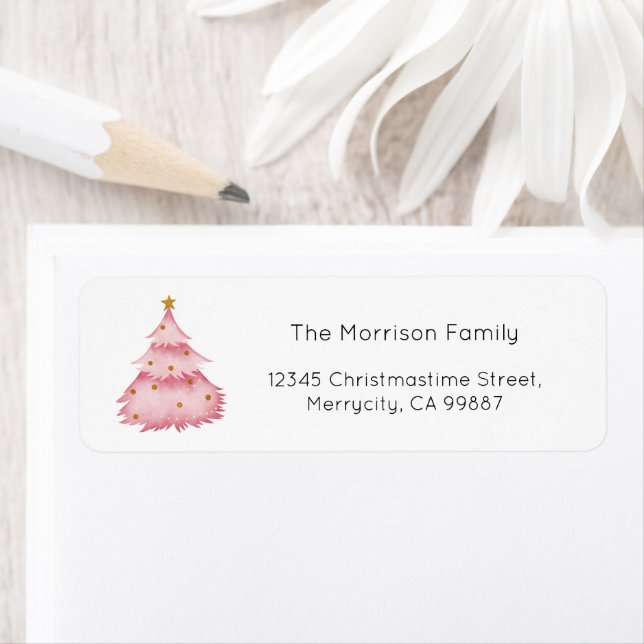 Mailing Labels, Christmas Labels, Address (Insitu)