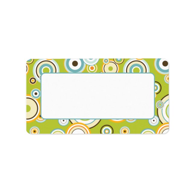 Mailing Labels Retro Design (Front)