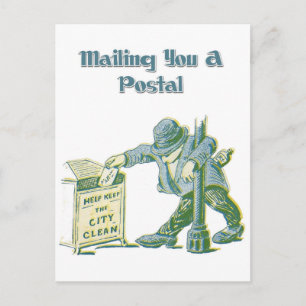 Mailing You A Postal - Or Not! Postcard