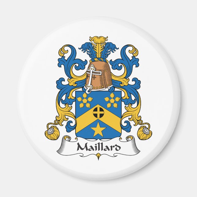 Maillard Family Crest Magnet (Front)