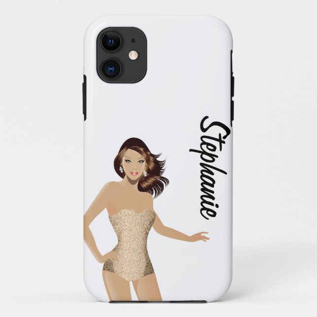 Maillot blanc Mate ID™ iPhone 5 Coque (Dos)