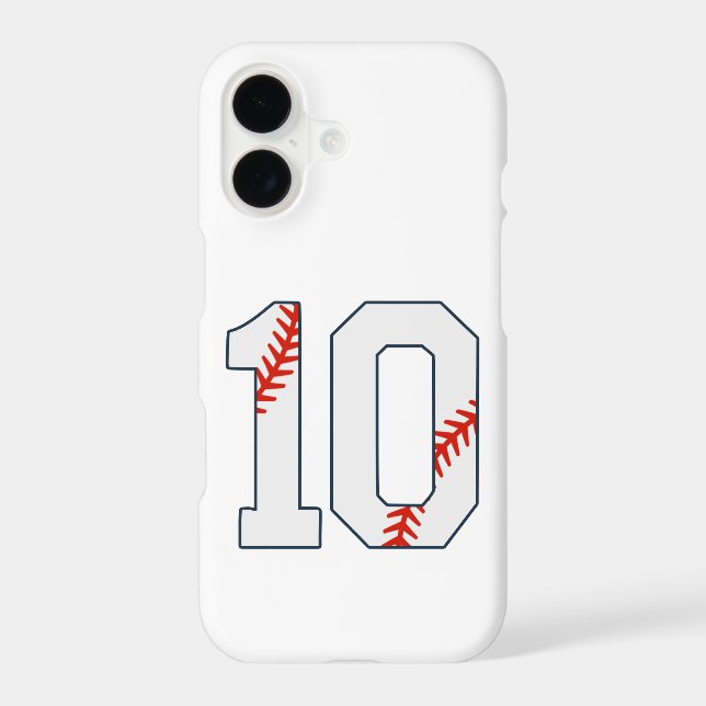 Maillot de Baseball Numéro 10 (Verso)