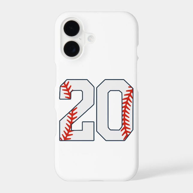 Maillot de Baseball Numéro 20 (Verso)