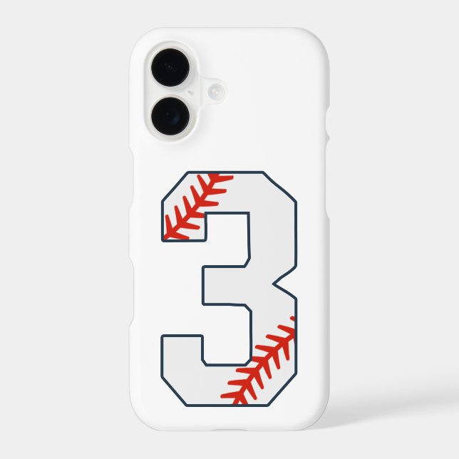 Maillot de Baseball Numéro 3 (Verso)