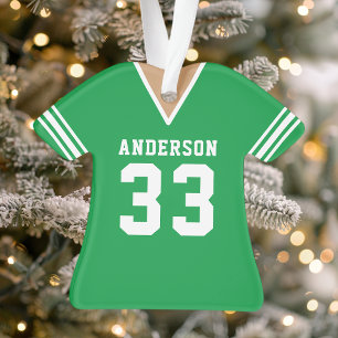 Maillot de football vert personnalisé
