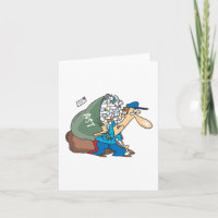 Mailman Carrying A Large Sack