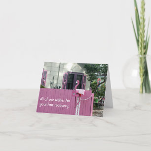 Mailman Get Well Greeting Card