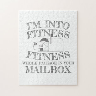 Mailman Into Fitness Whole Package In Your Mailbox Jigsaw Puzzle
