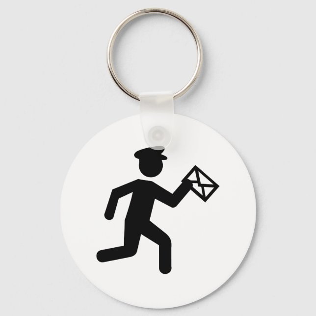 Mailman Keychain (Front)