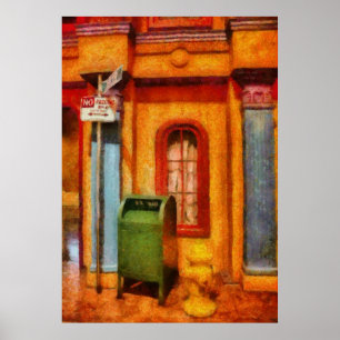 Mailman - No Parking Poster