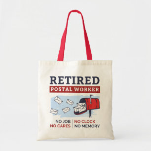 Mailman Retirement Retired Postal Worker Tote Bag
