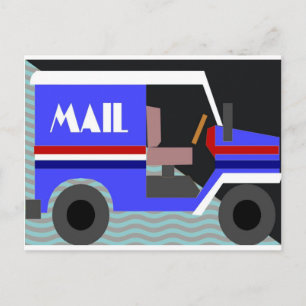mailtruck postcard