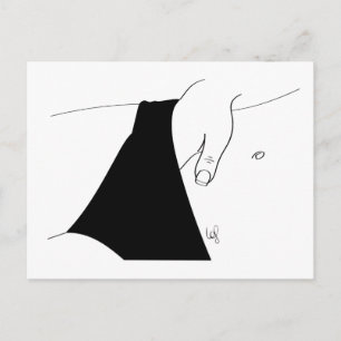 Main baladeuse postcard