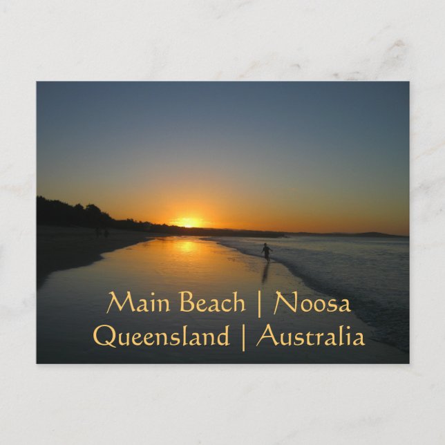 Main Beach, Noosa, Queensland, Australie carte pos (Devant)