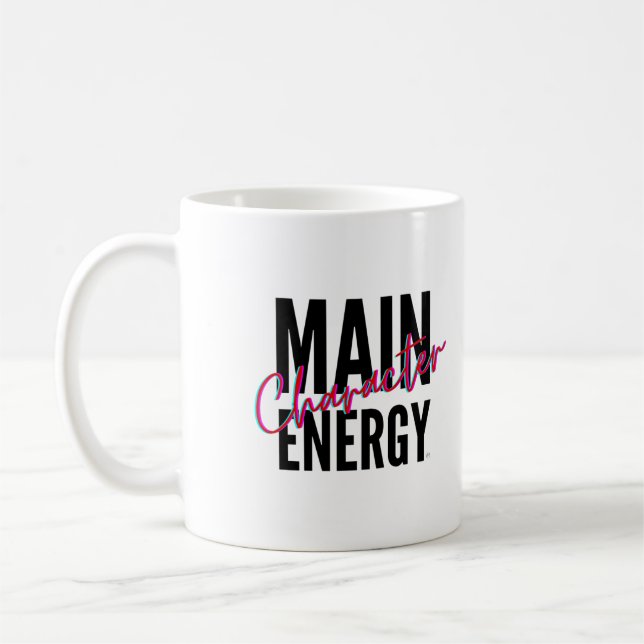 Main Character Energy Coffee Mug (Left)