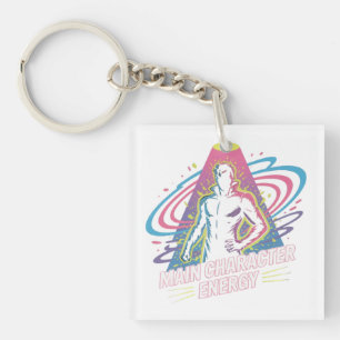 main character energy keychain