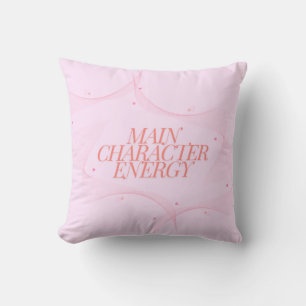 Main Character Energy Throw Pillow