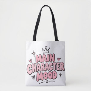 Main Character Mood Cute Pink Aesthetic Bag