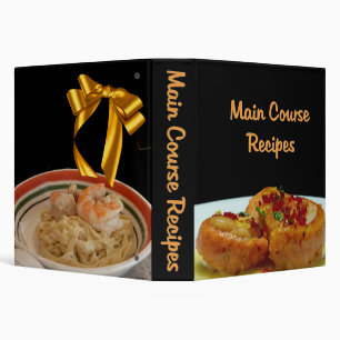 Main Course Recipes Keepsake Binder