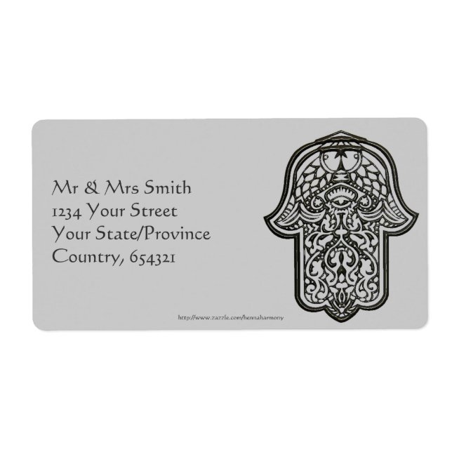 Main de henné de Hamsa (Original) (Devant)