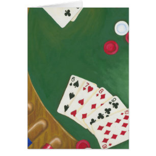 Main de poker de gain six à Dix