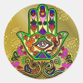Main d'or de Fatima, Sticker