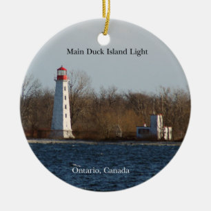 Main Duck Island Light ornament