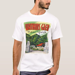 Main Entrance View to Watkins Glen State Park T-Shirt