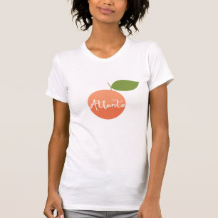Main la Géorgie en lettres du T-shirt   de pêche