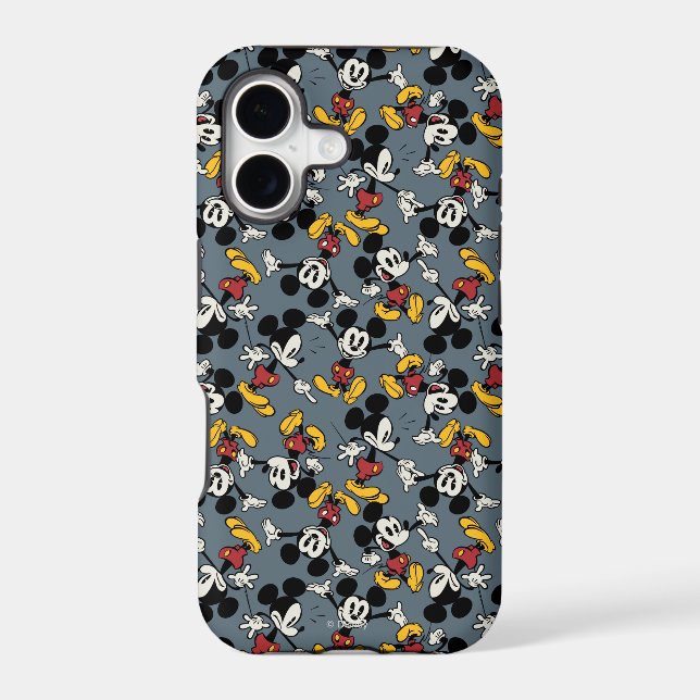 Main Mickey Shorts | Blue Icon Pattern (Back)