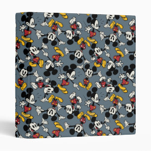 Main Mickey Shorts   Blue Icon Pattern Binder