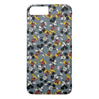 Main Mickey Shorts | Blue Icon Pattern
