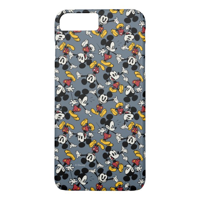 Main Mickey Shorts | Blue Icon Pattern Case-Mate iPhone Case (Back)