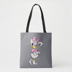 Main Mickey Shorts   Daisy with Flowers Tote Bag