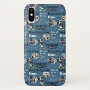 Main Mickey Shorts Donald Duck Blue Pattern Case-Mate iPhone Case