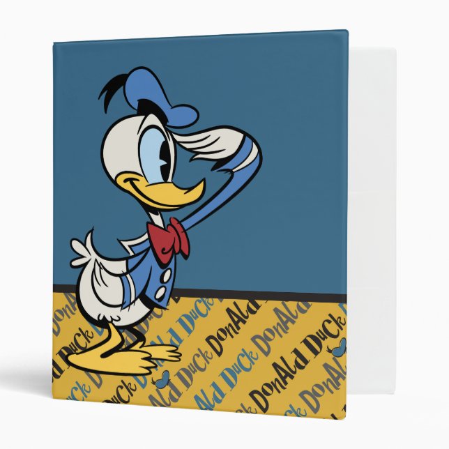 Main Mickey Shorts | Donald Duck Salute Binder (Front/Inside)