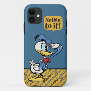 Main Mickey Shorts   Donald Duck Salute iPhone 11 Case