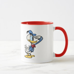 Main Mickey Shorts   Donald Duck Salute Mug