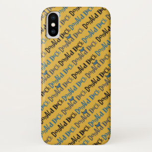 Main Mickey Shorts   Donald Duck Yellow Pattern iPhone X Case