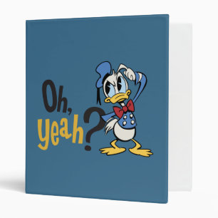 Main Mickey Shorts Donald Scratching Head Binder