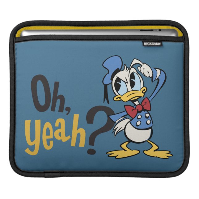Main Mickey Shorts | Donald Scratching Head iPad Sleeve (Front Device)