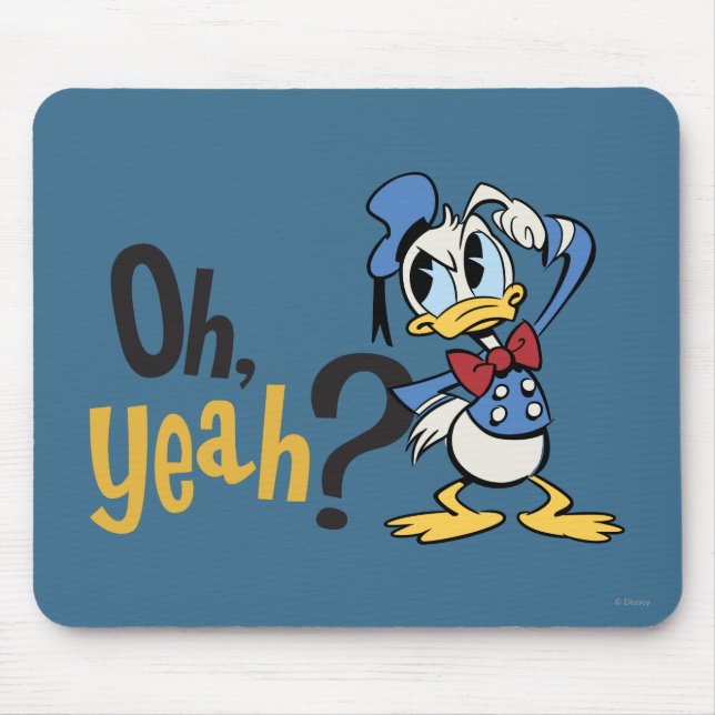 Main Mickey Shorts | Donald Scratching Head Mouse Pad (Front)