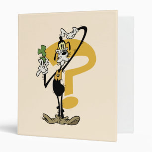 Main Mickey Shorts Goofy Question Mark Binder