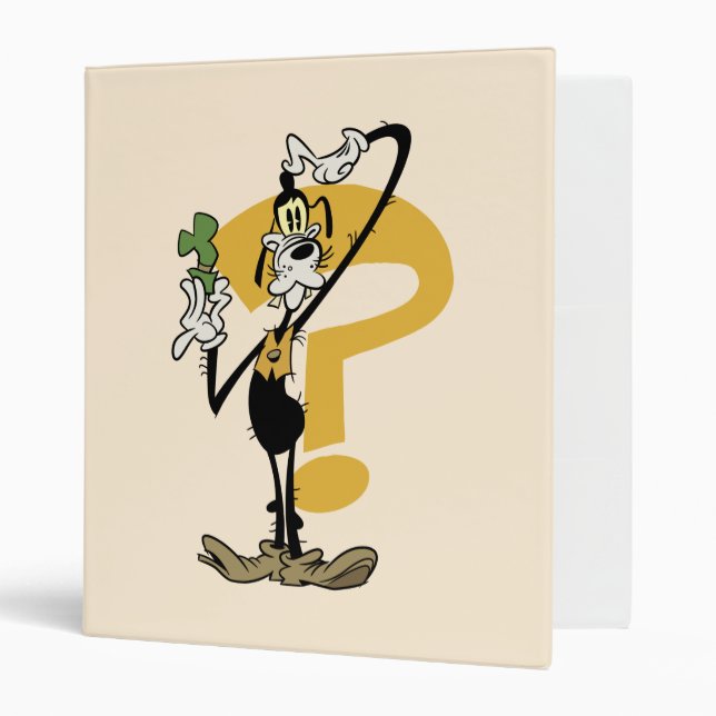 Main Mickey Shorts | Goofy Question Mark Binder (Front/Inside)