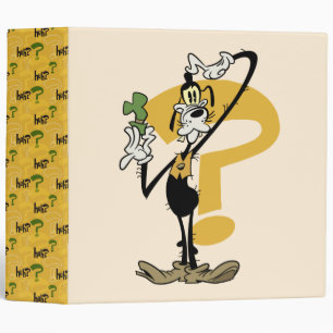 Main Mickey Shorts Goofy Question Mark Binder