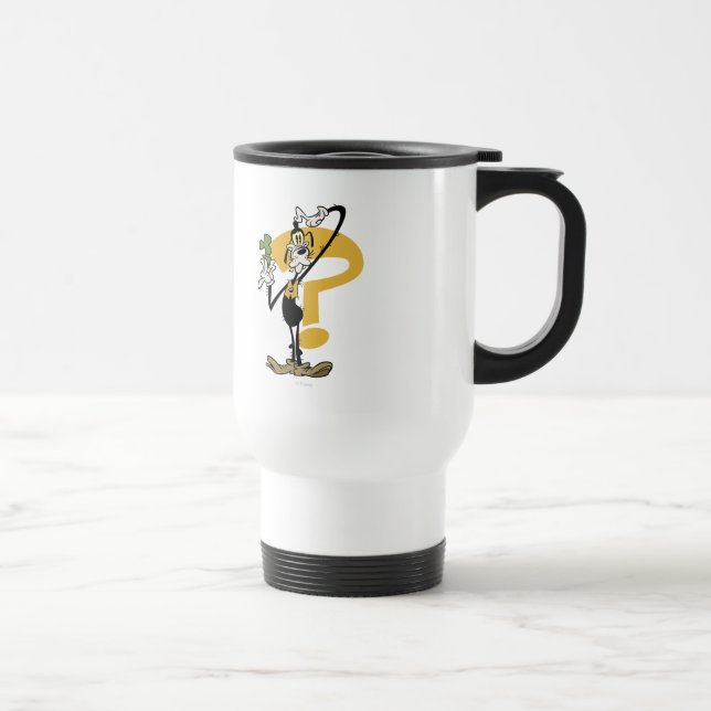 Main Mickey Shorts | Goofy Question Mark Travel Mug (Right)